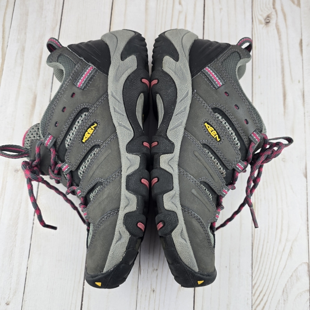 Keen Hiking Shoes Pink and Gray Women’s Size 7.5 - Picture 11 of 16